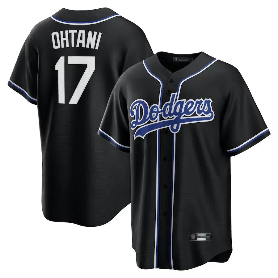 Shohei Ohtani Los Angeles Dodgers Lights Out Edition Jersey - Black