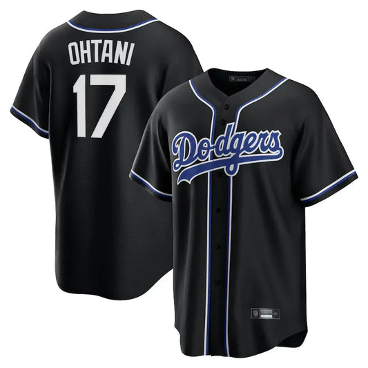 Shohei Ohtani Los Angeles Dodgers Lights Out Edition Jersey - Black