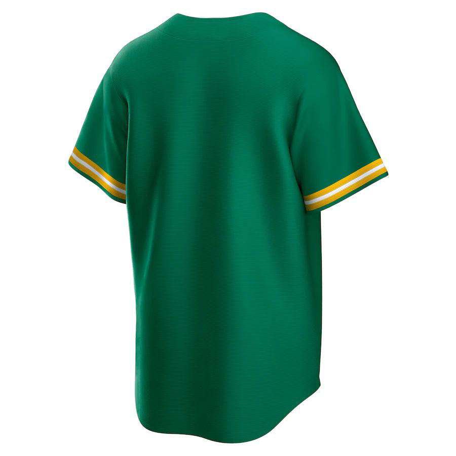 Athletics Blank Player Green Alternate Replica Baseball Jerseys
