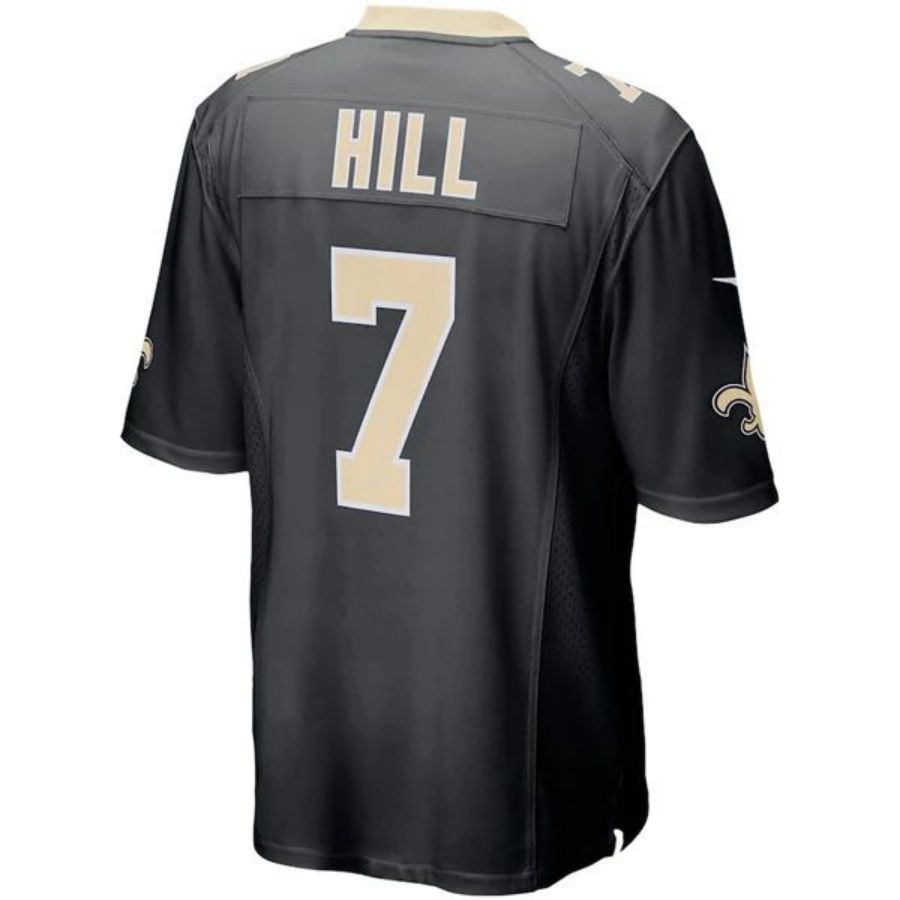 #7 Taysom Hill Player NO.Saints Black Game Player Football Jerseys