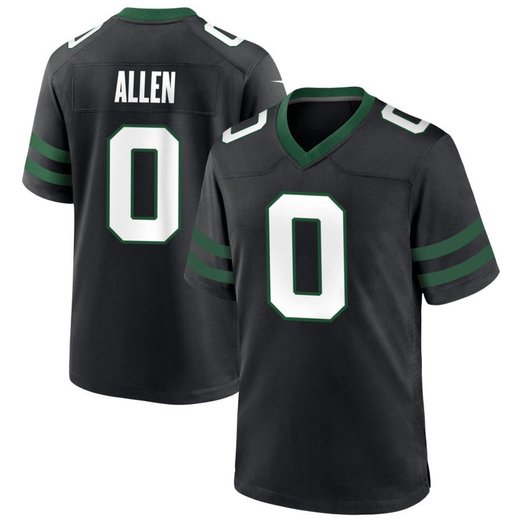 NY.Jets #0 Braelon Allen Player Black Home Game Football Jerseys