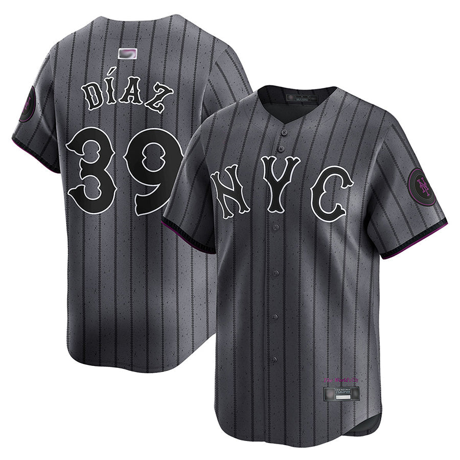 NY.Mets #39 Edwin Diaz Player City Connect Limited Baseball Jerseys