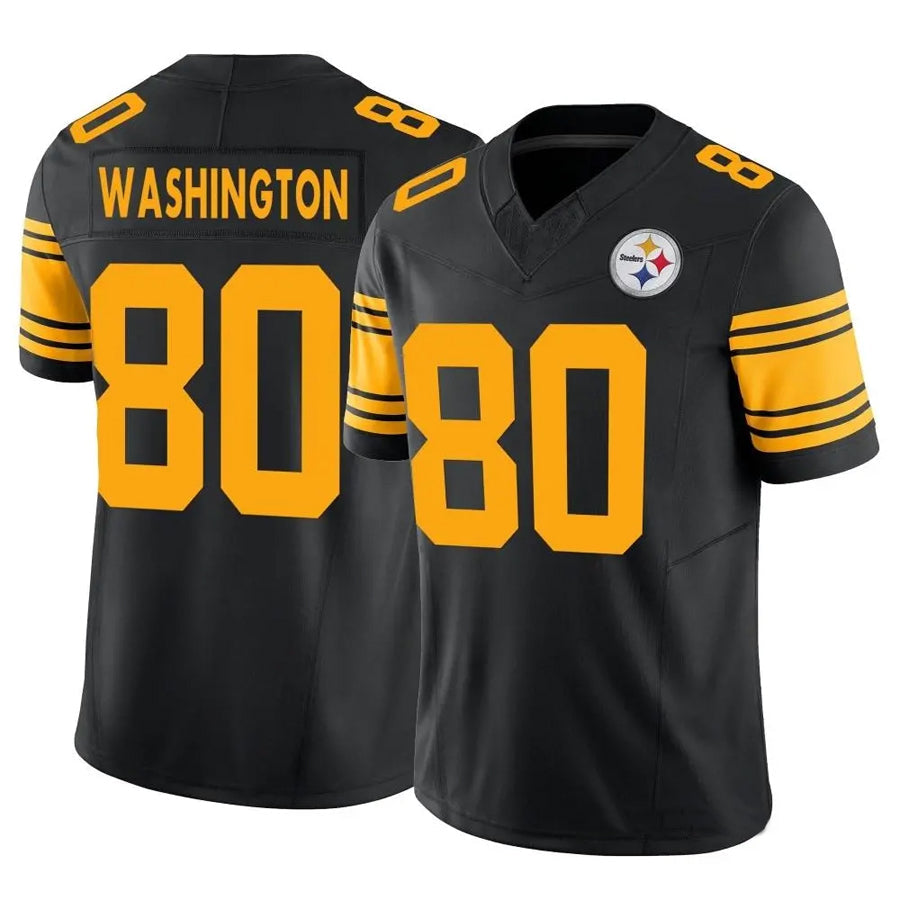 P.Steelers #80 Darnell Washington Player Black Alternate Vapor F.U.S.E. Limited Football Jerseys