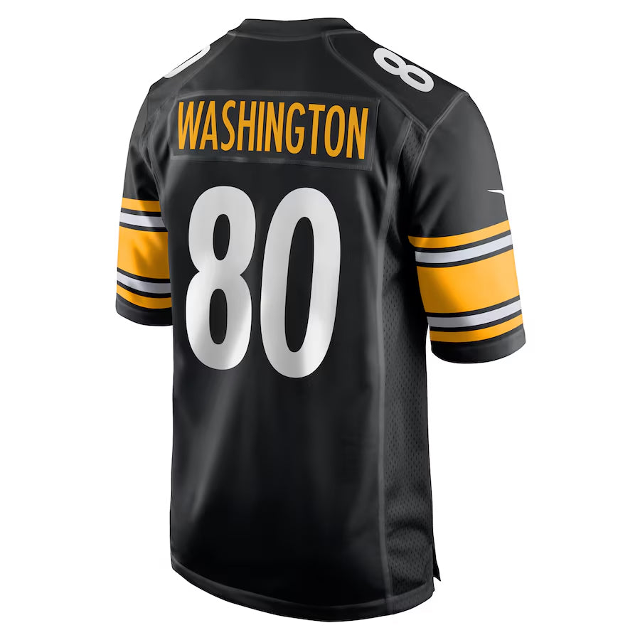 P.Steelers #80 Darnell Washington Player Black Home Game Football Jerseys