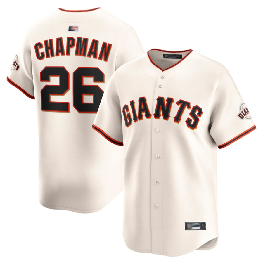 S.Francisco Giants #26 Matt Chapman Player Cream Home Limited Baseball Jerseys