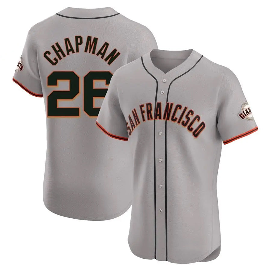 S.Francisco Giants #26 Matt Chapman Player Gray Limited Elite Baseball Jerseys