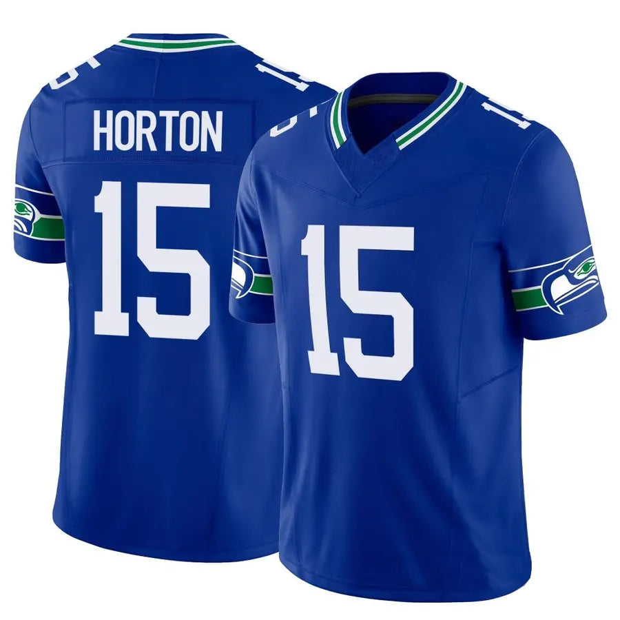 S.Seahawks #15 Tory Horton Player Royal Vapor F.U.S.E. Limited Football Jerseys