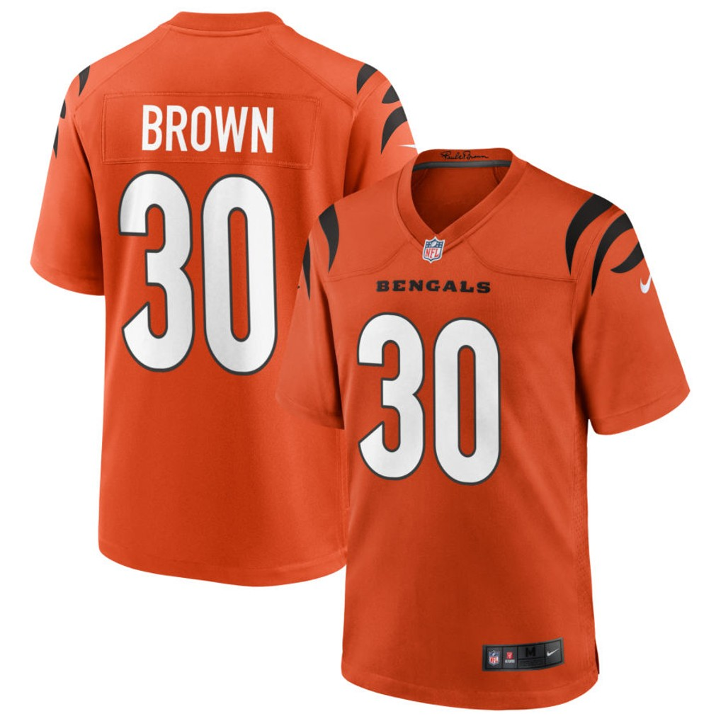 Chase Brown Cincinnati Bengals Jersey - Orange