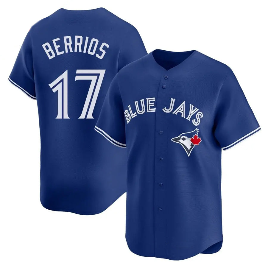T.Blue Jays #17 Jose Berrios Player Royal Limited Home Baseball Jerseys