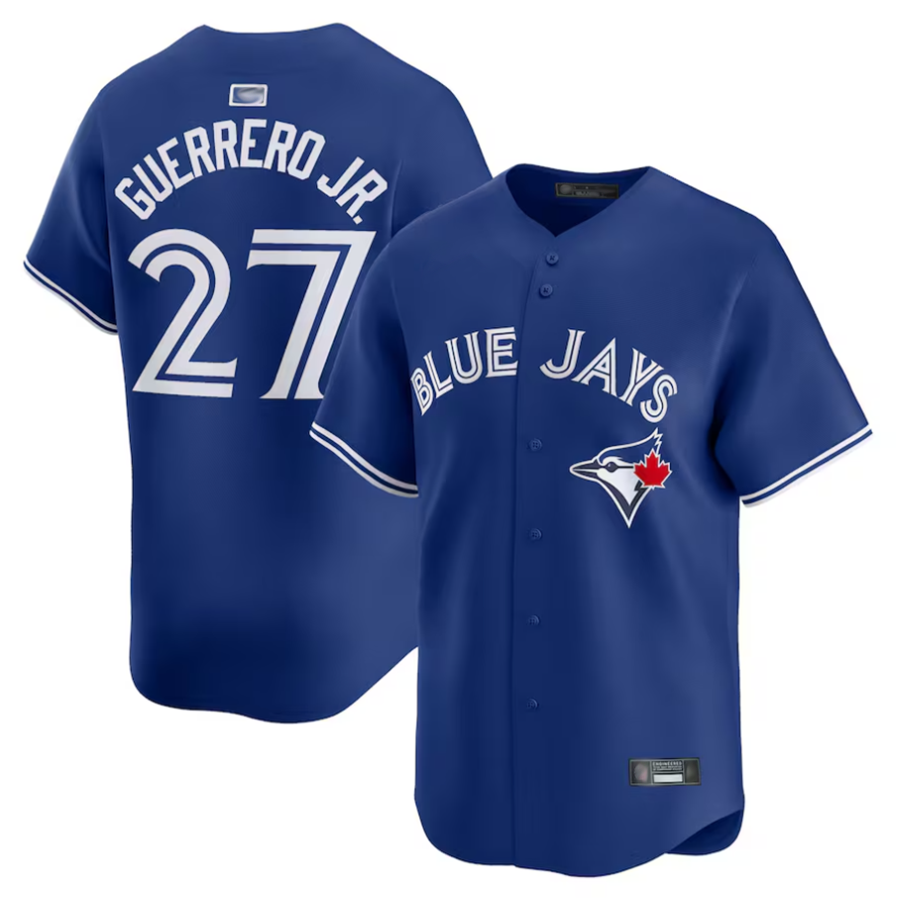 T.Blue Jays #27 Vladimir Guerrero Jr. Player Royal Limited Baseball Jerseys