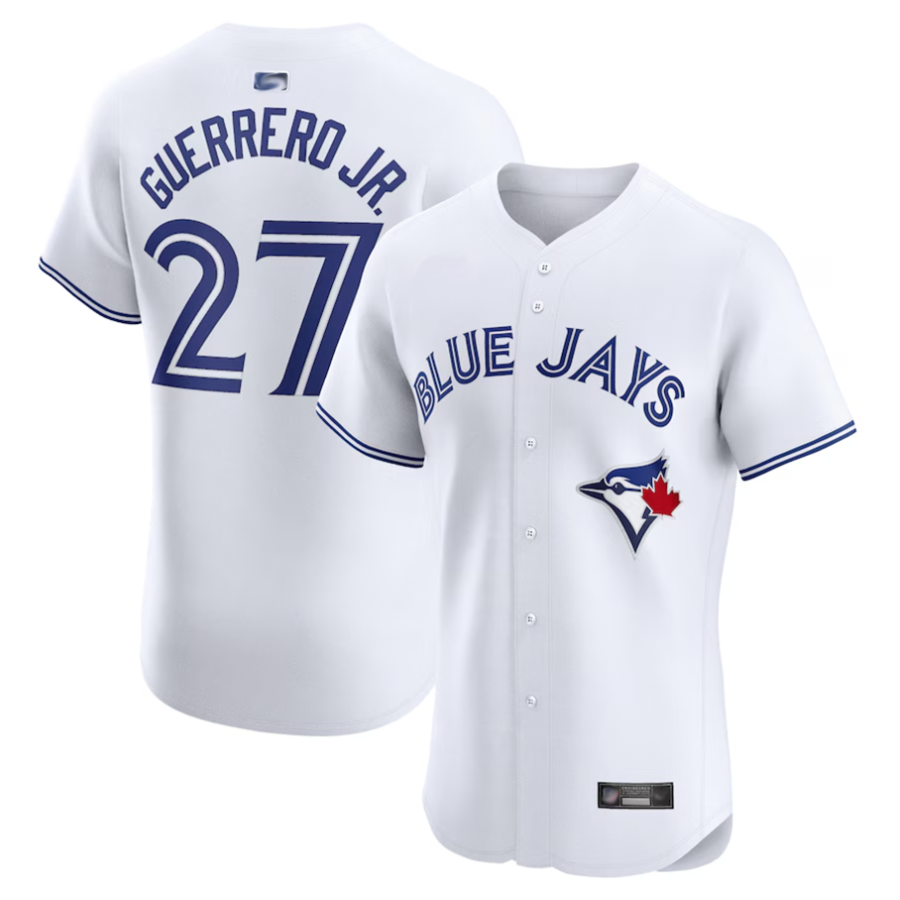 T.Blue Jays #27 Vladimir Guerrero Jr. Player White Home Elite Baseball Jerseys