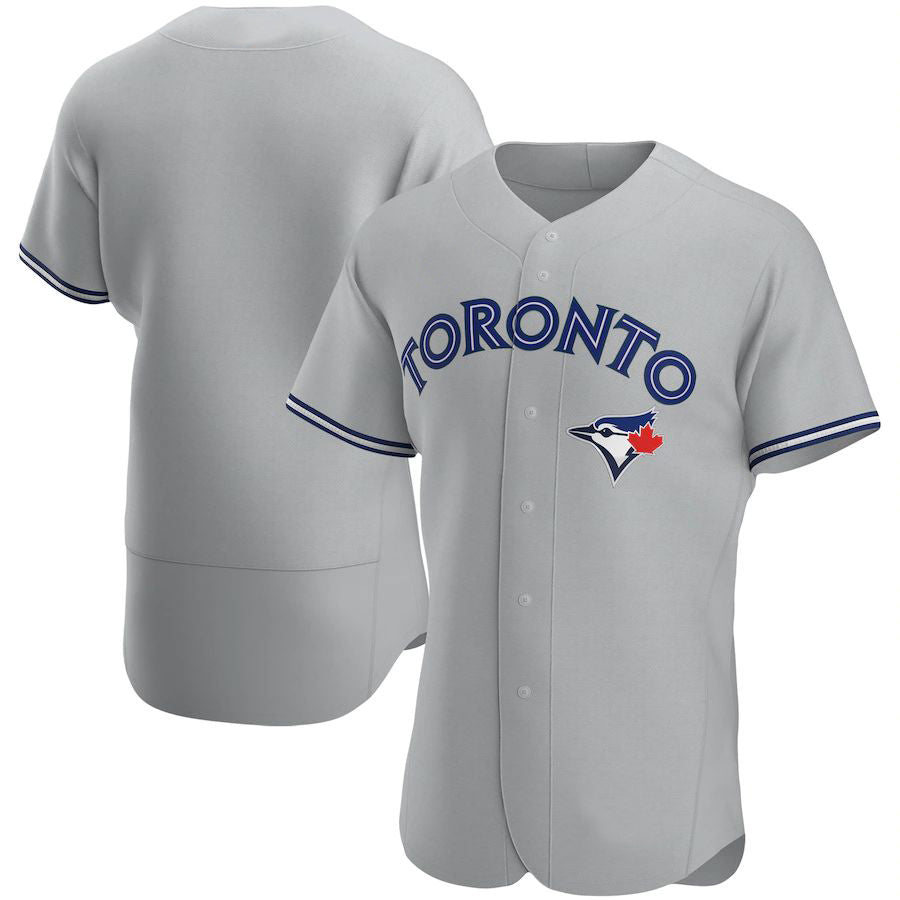 T.Blue Jays Blank Player Gray Road Team Limited Baseball Jerseys