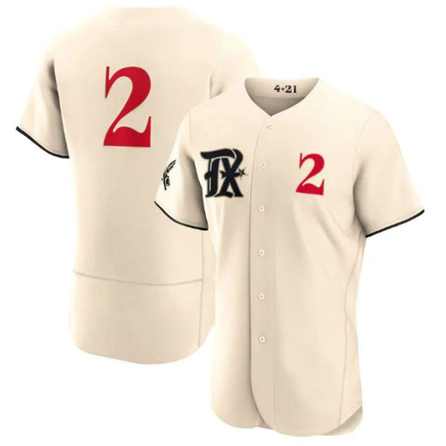 T.Rangers #2 Marcus Semien Player Cream City Connect Limited Elite Baseball Jerseys