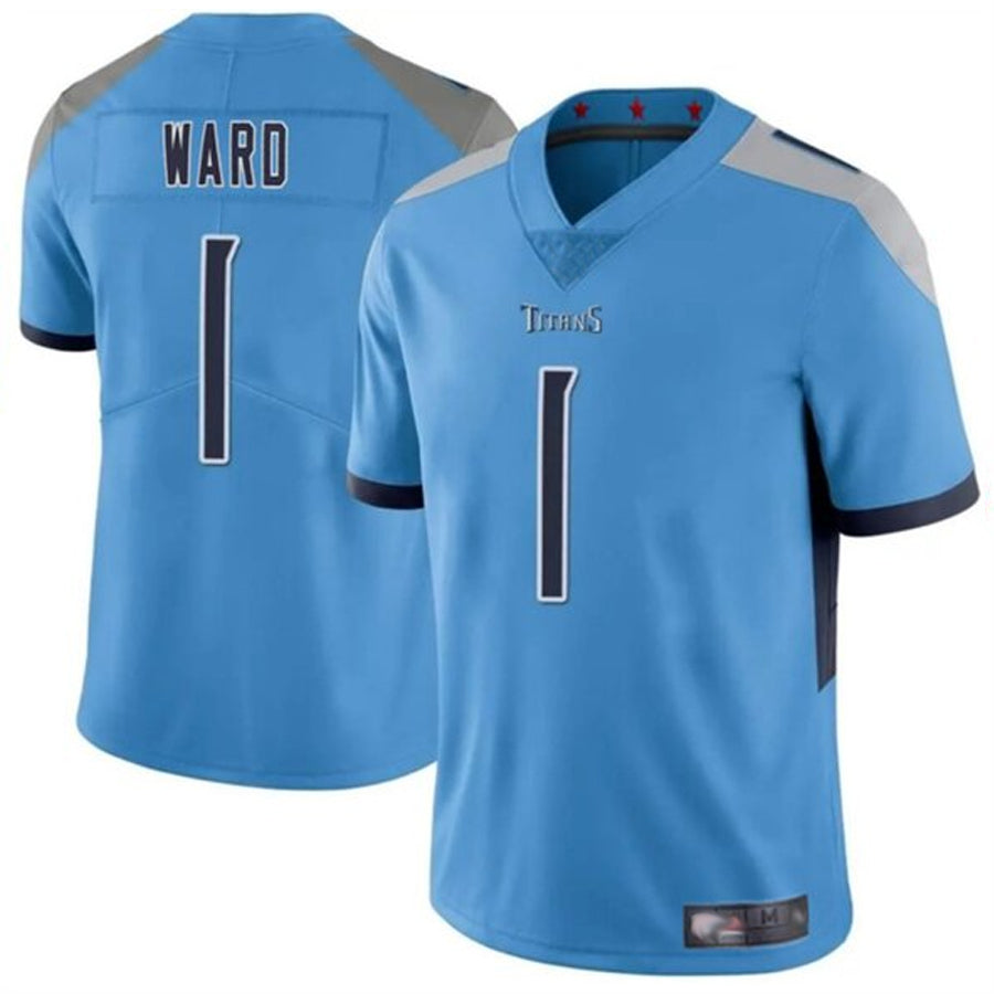 T.Titans #1 Cameron Ward Player Blue Vapor Limited Football Jerseys