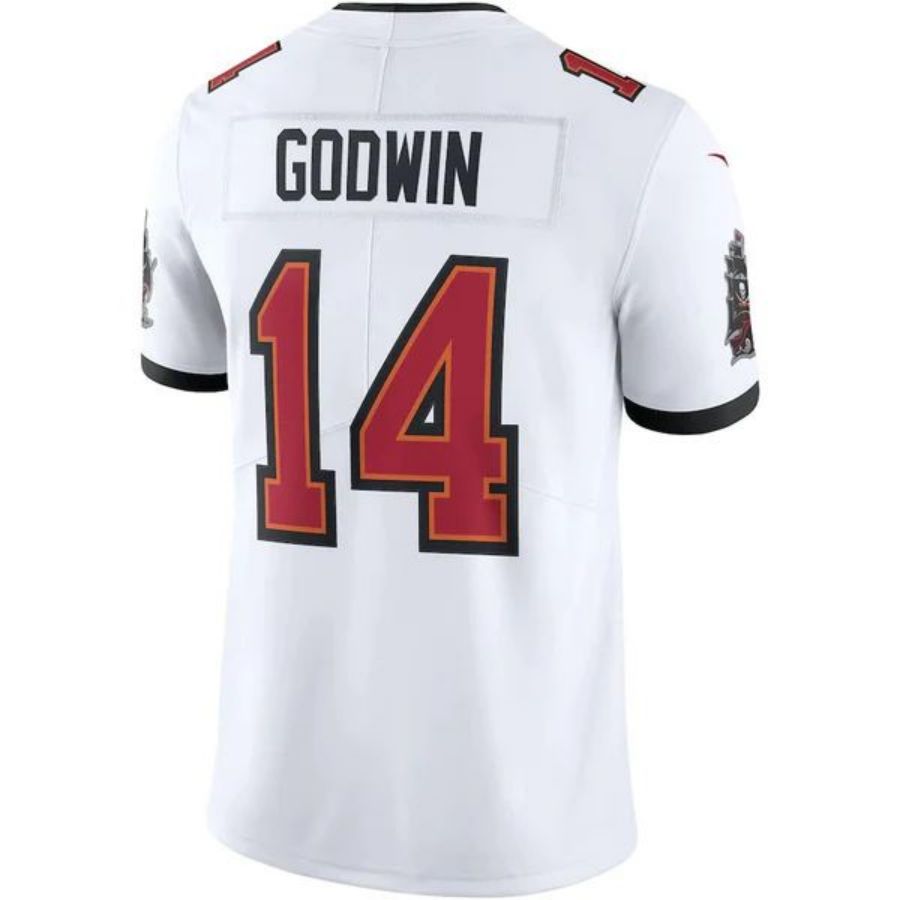 #14 Chris Godwin Player TB.Buccaneers White Vapor Limited Football Jerseys