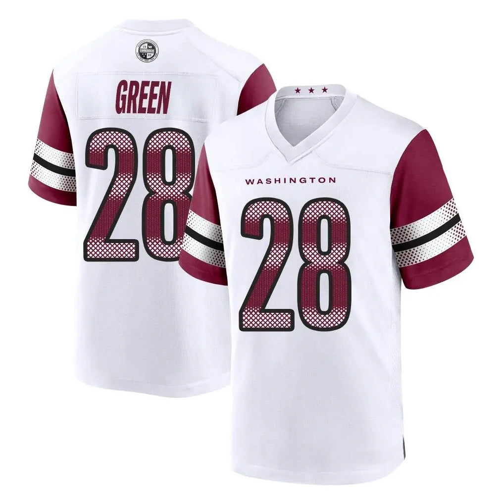 W.Commanders #28 Darrell Green Player White Home Game Football Jerseys
