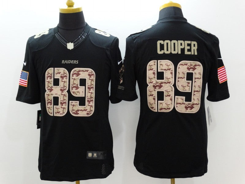 Men's Las Vegas Raiders Amari Cooper #89 Black Game Player Jersey1