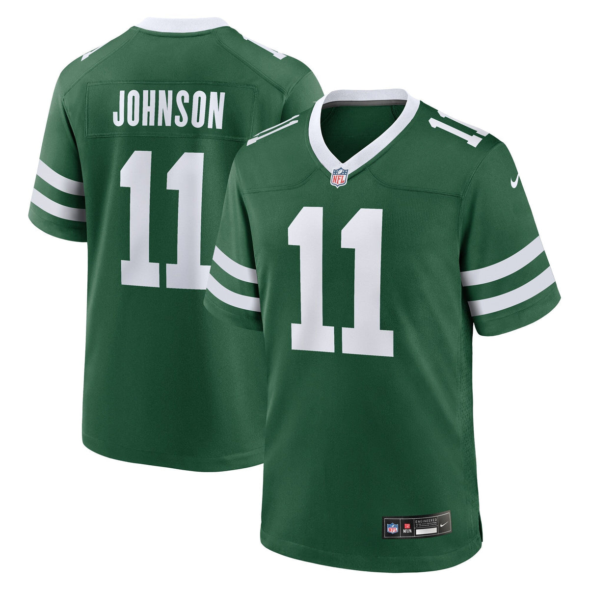 Jermaine Johnson II New York Jets Nike Team Game Jersey - Legacy Green
