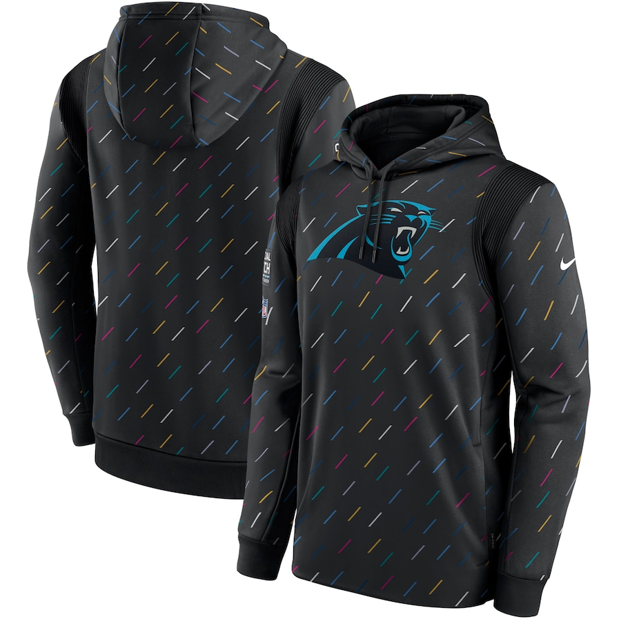 Men's Carolina Panthers NFL 2021 Salute to Service Hoodie1 Black