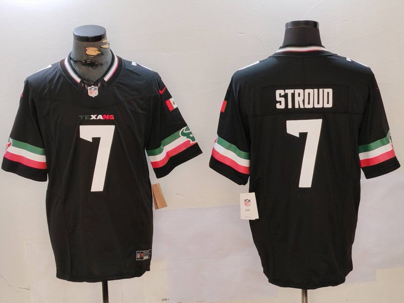 Men's Houston Texans C.J. Stroud #7 Black Game Jersey1