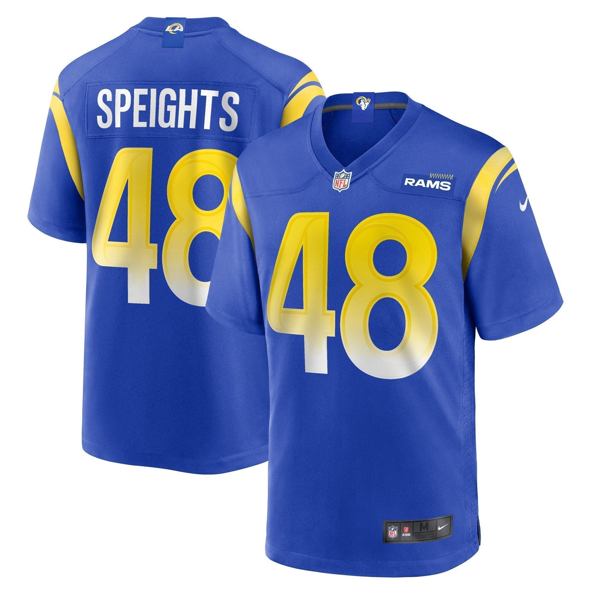 Omar Speights Los Angeles Rams Nike Game Jersey -  Royal