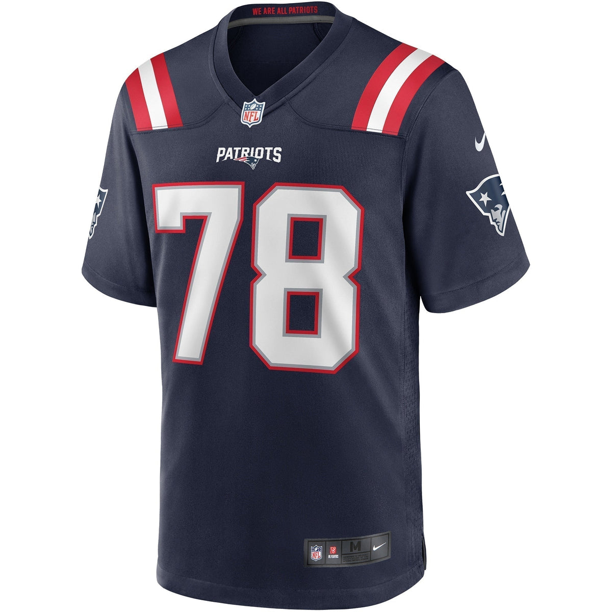 Bruce Armstrong New England Patriots Nike Game Retired   Jersey - Navy