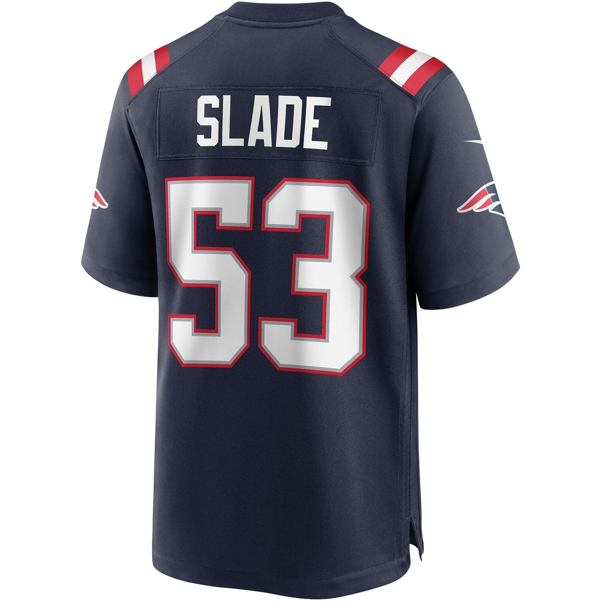 Chris Slade New England Patriots Nike Game Retired   Jersey - Navy
