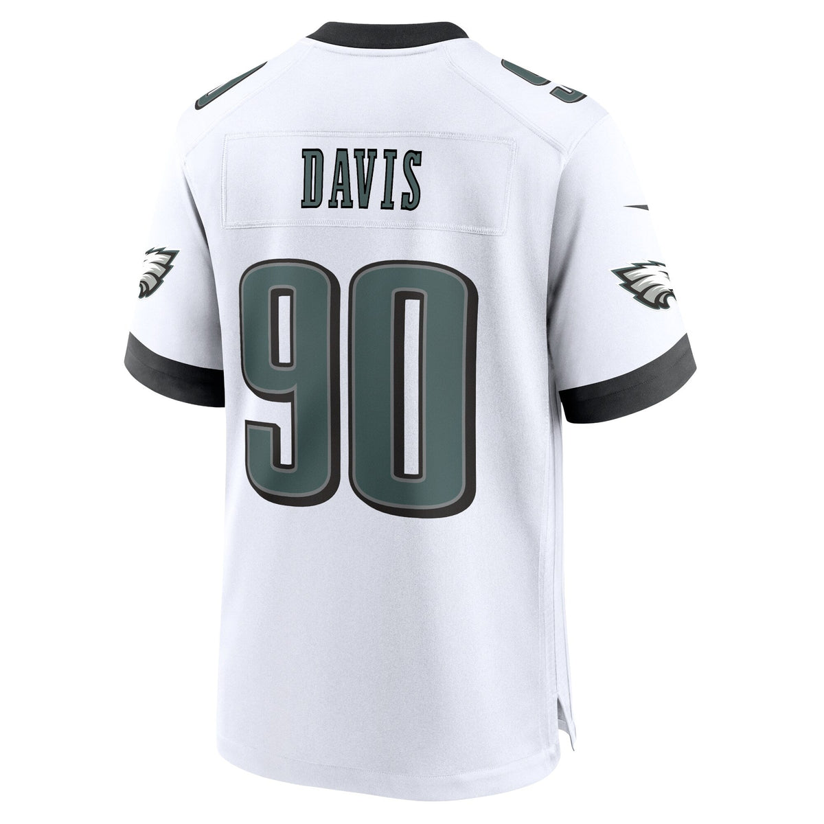 Jordan Davis Philadelphia Eagles Nike White Game Jersey - White