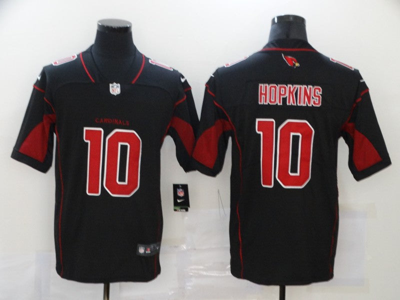 Men's Arizona Cardinals DeAndre Hopkins #10 Black Alternate Game Jersey1