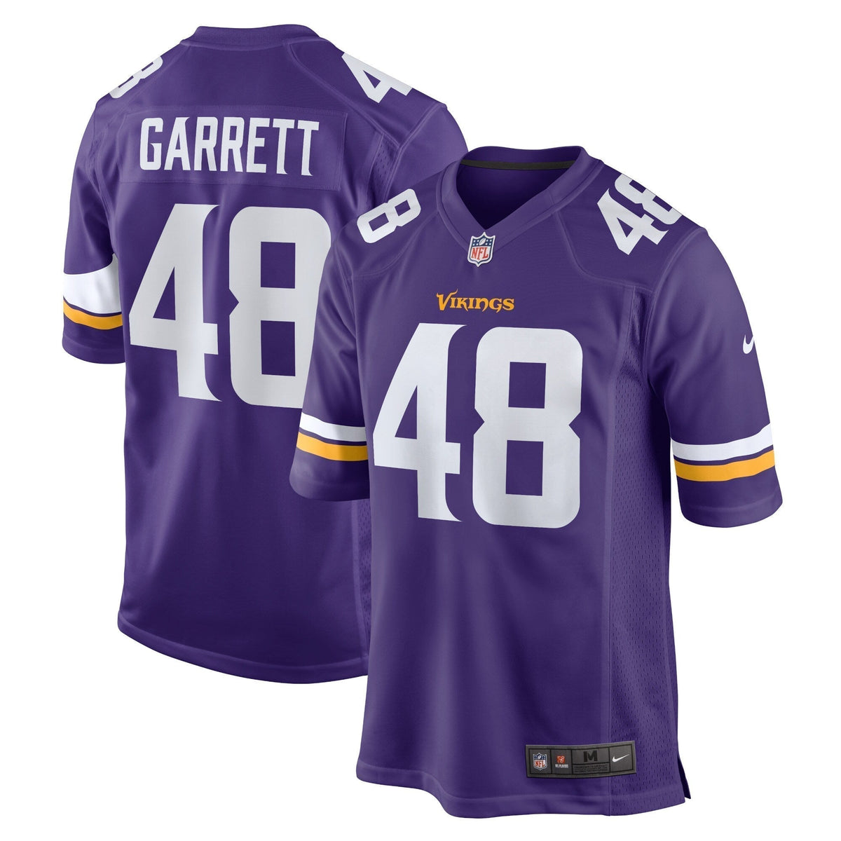 Chris Garrett Minnesota Vikings Nike Home Game   Jersey - Purple