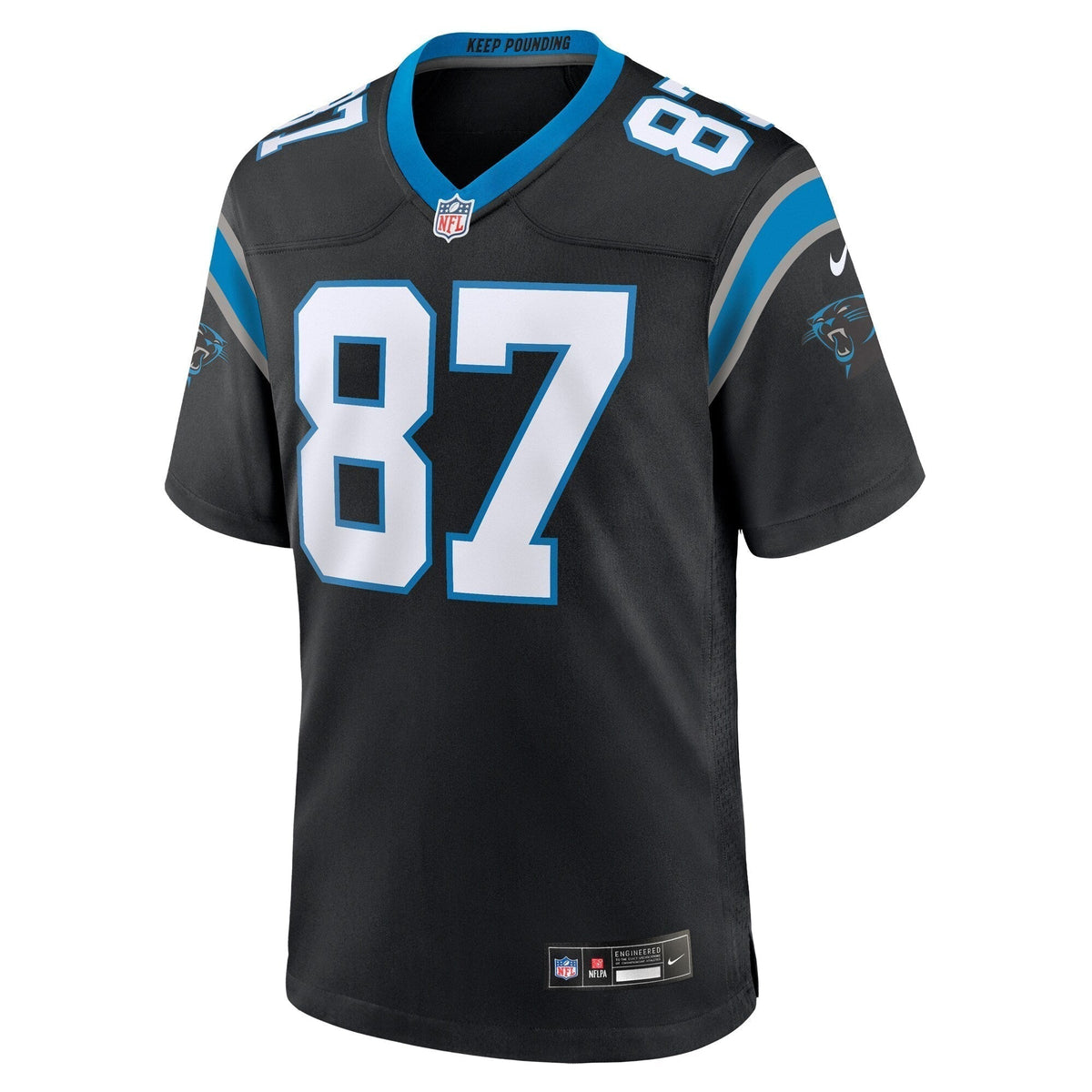 Matt Landers Carolina Panthers Nike Game Jersey - Black