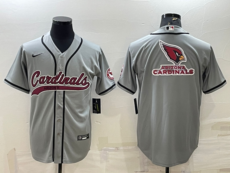 Men's Arizona Cardinals Gray Game Jersey1