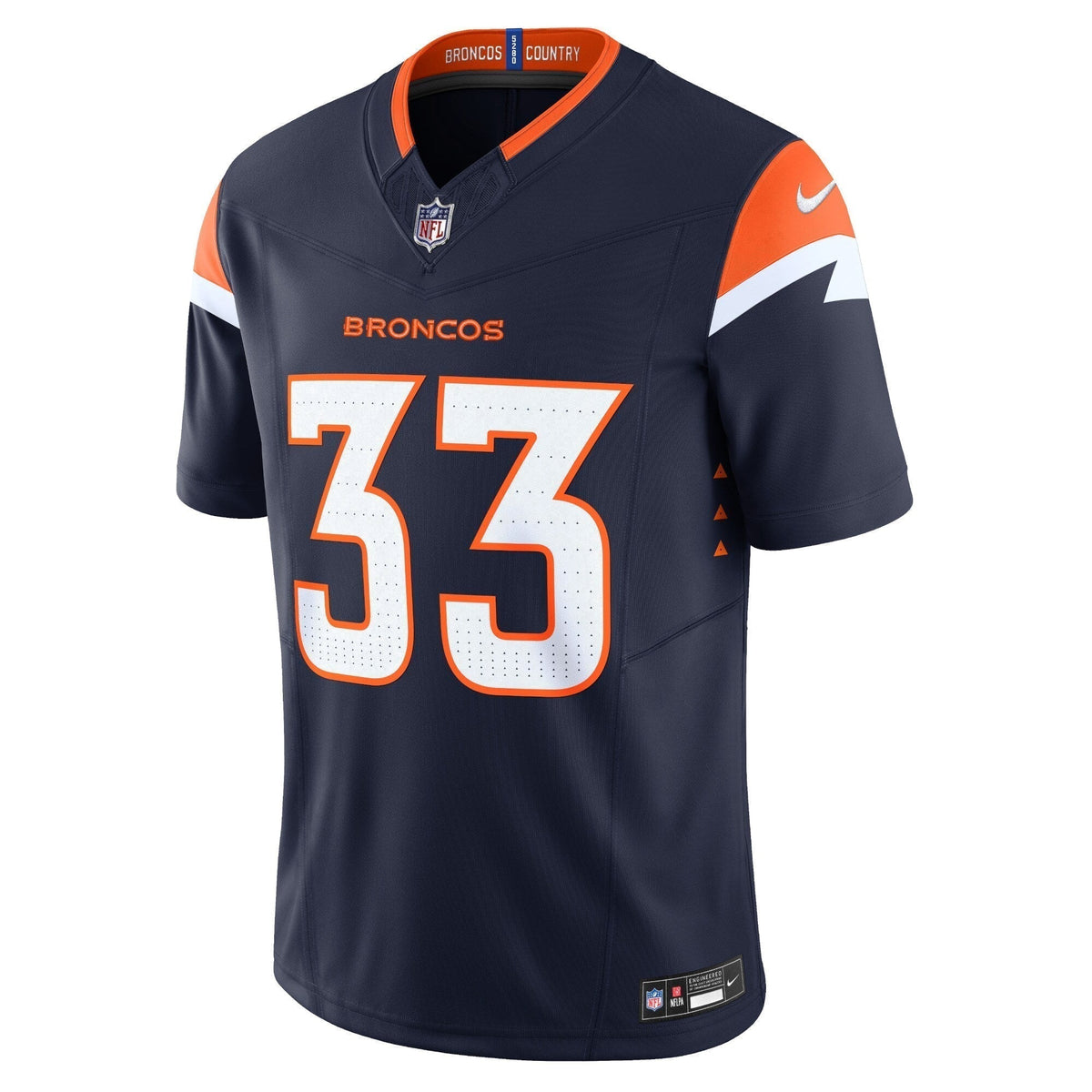 Javonte Williams Denver Broncos Nike Mile High Collection Vapor F.U.S.E. Limited Jersey - Navy