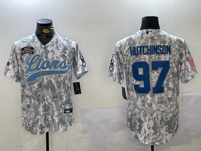 Men's Detroit Lions Aidan Hutchinson #97 Arctic Camo 2024 Salute to Service Player Jersey1