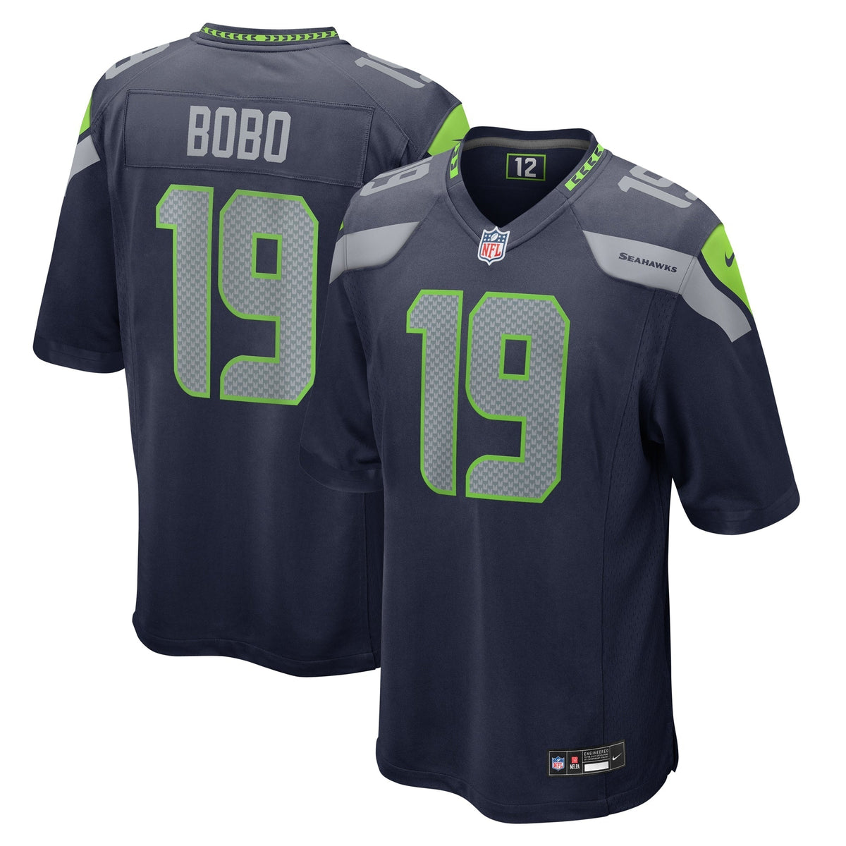 Jake Bobo Seattle Seahawks Nike  Game Jersey -  College Navy