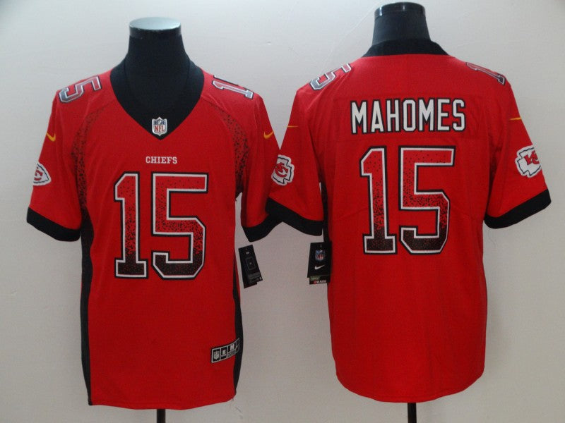 Men's Kansas City Chiefs Patrick Mahomes Red Game Player Jersey1