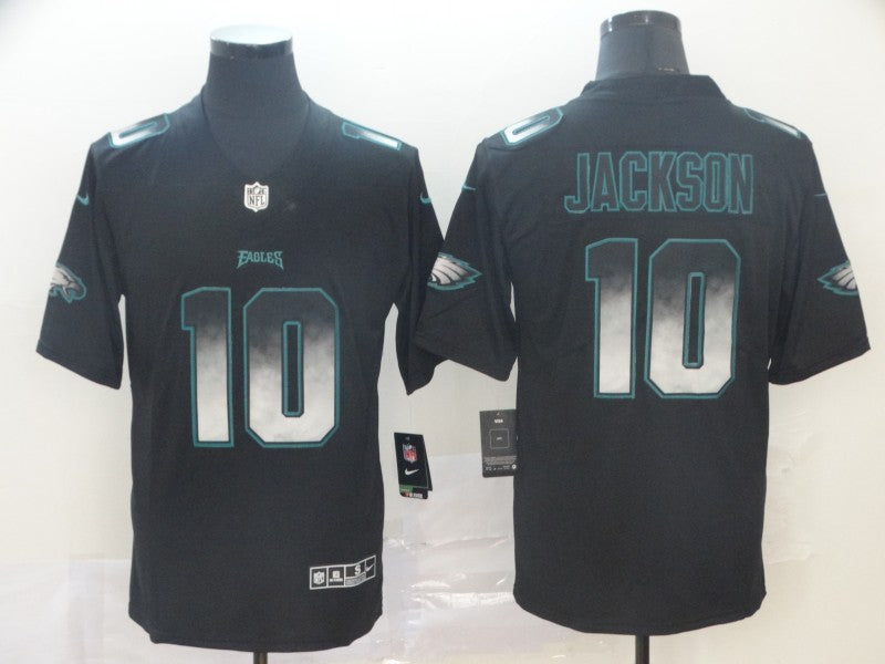 Men's Philadelphia Eagles #10 Desean Jackson Black Game Jersey1