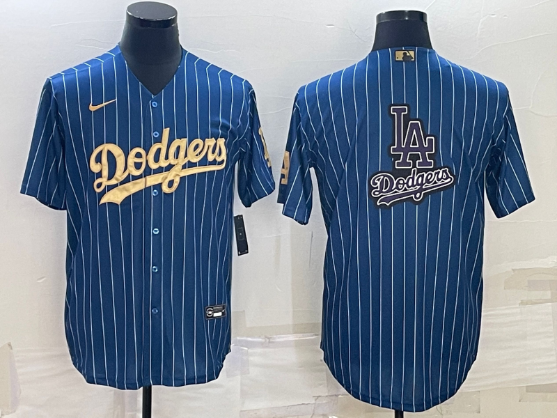 Men's Los Angeles Dodgers Royal Blank Replica Jersey1