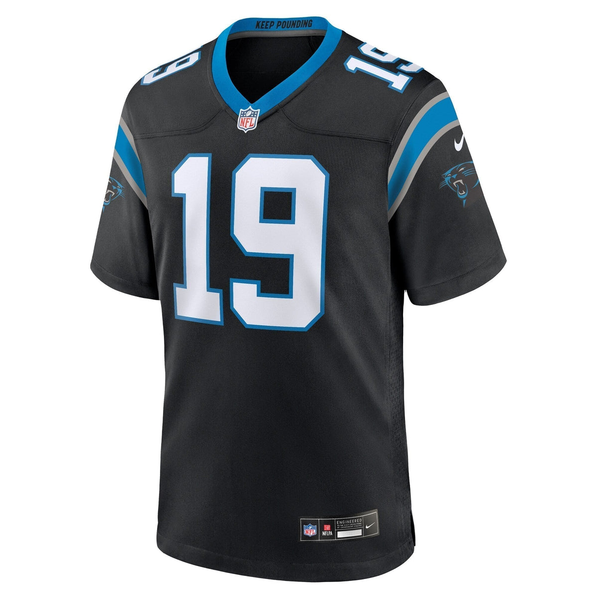 Adam Thielen Carolina Panthers Nike Game   Jersey - Black