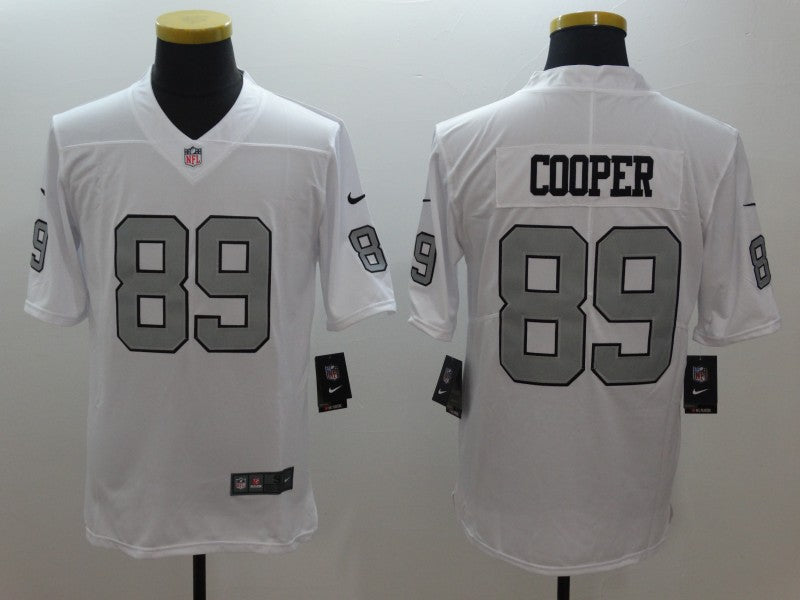 Men's Las Vegas Raiders Amari Cooper #89 White Game Player Jersey1