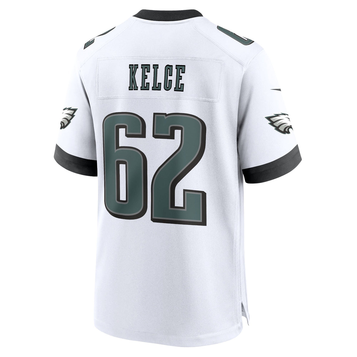 Jason Kelce Philadelphia Eagles Nike White Game Jersey - White