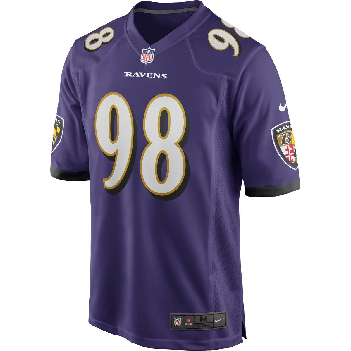 Tony Siragusa Baltimore Ravens Nike Game Retired   Jersey - Purple