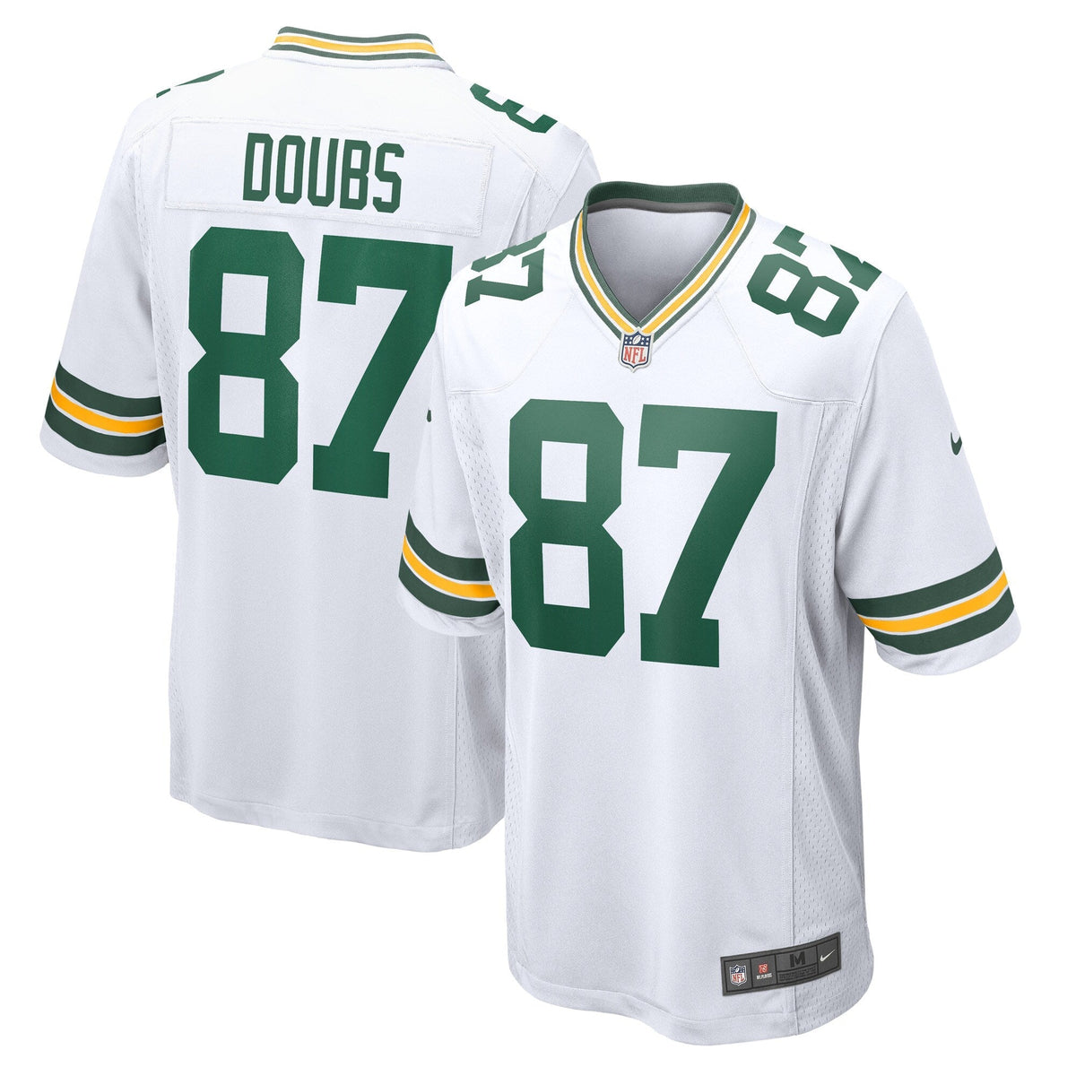 Romeo Doubs Green Bay Packers Nike Game   Jersey - White