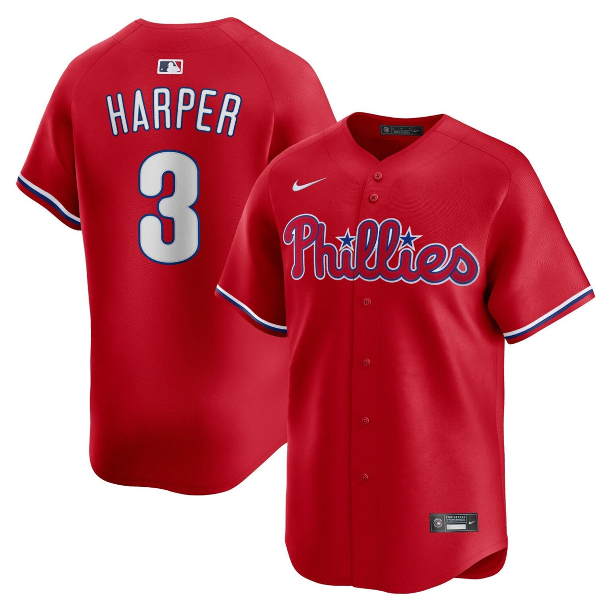 Bryce Harper Philadelphia Phillies Alternate Limited Jersey – Red