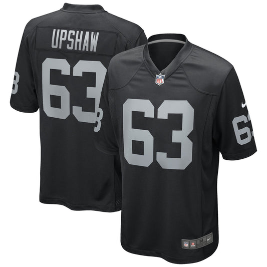 Gene Upshaw Las Vegas Raiders Nike Game Retired   Jersey - Black