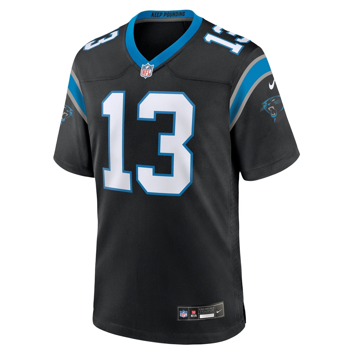 Troy Hill Carolina Panthers Nike Team Game Jersey -  Black