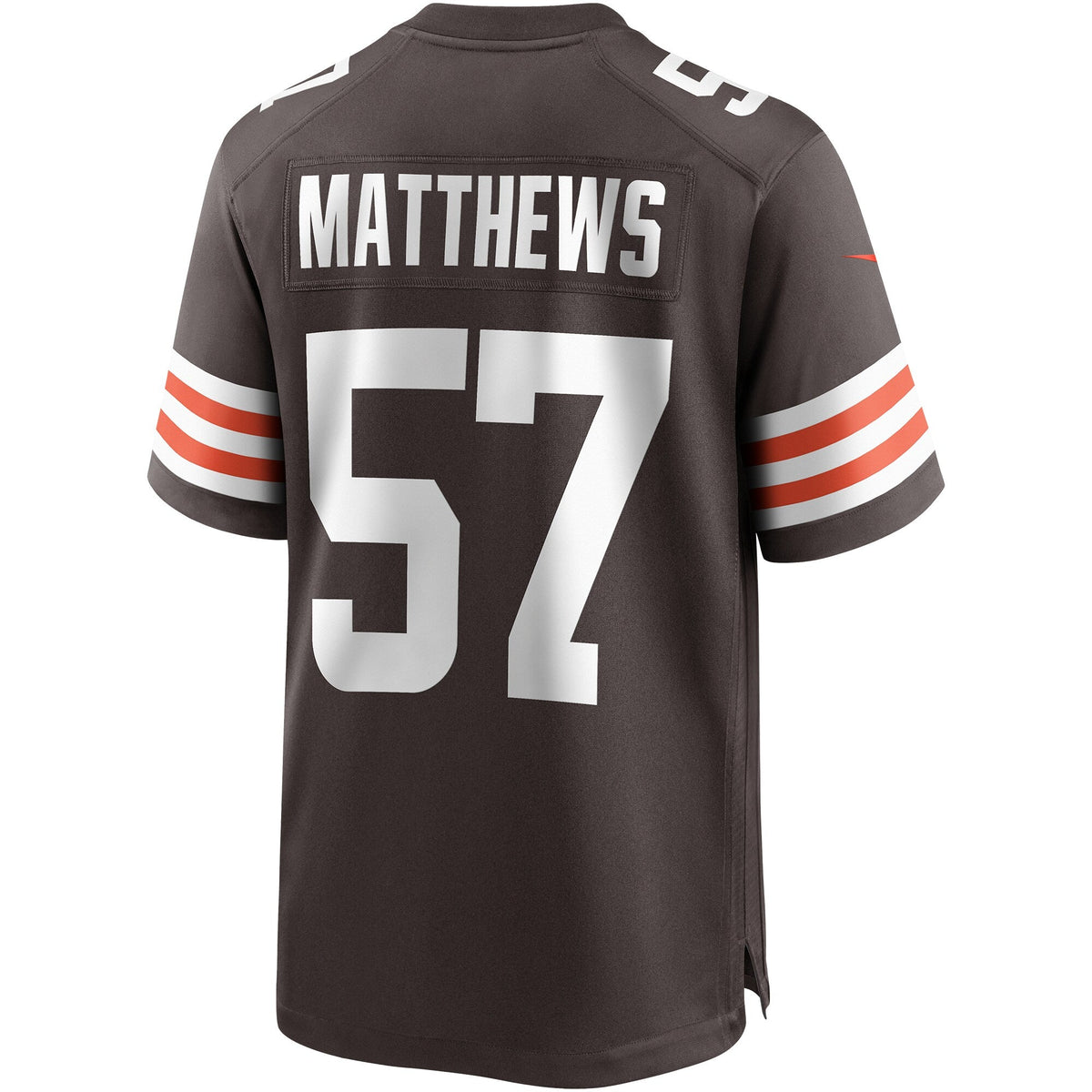 Clay Matthews Cleveland Browns Nike Game Retired   Jersey - Brown