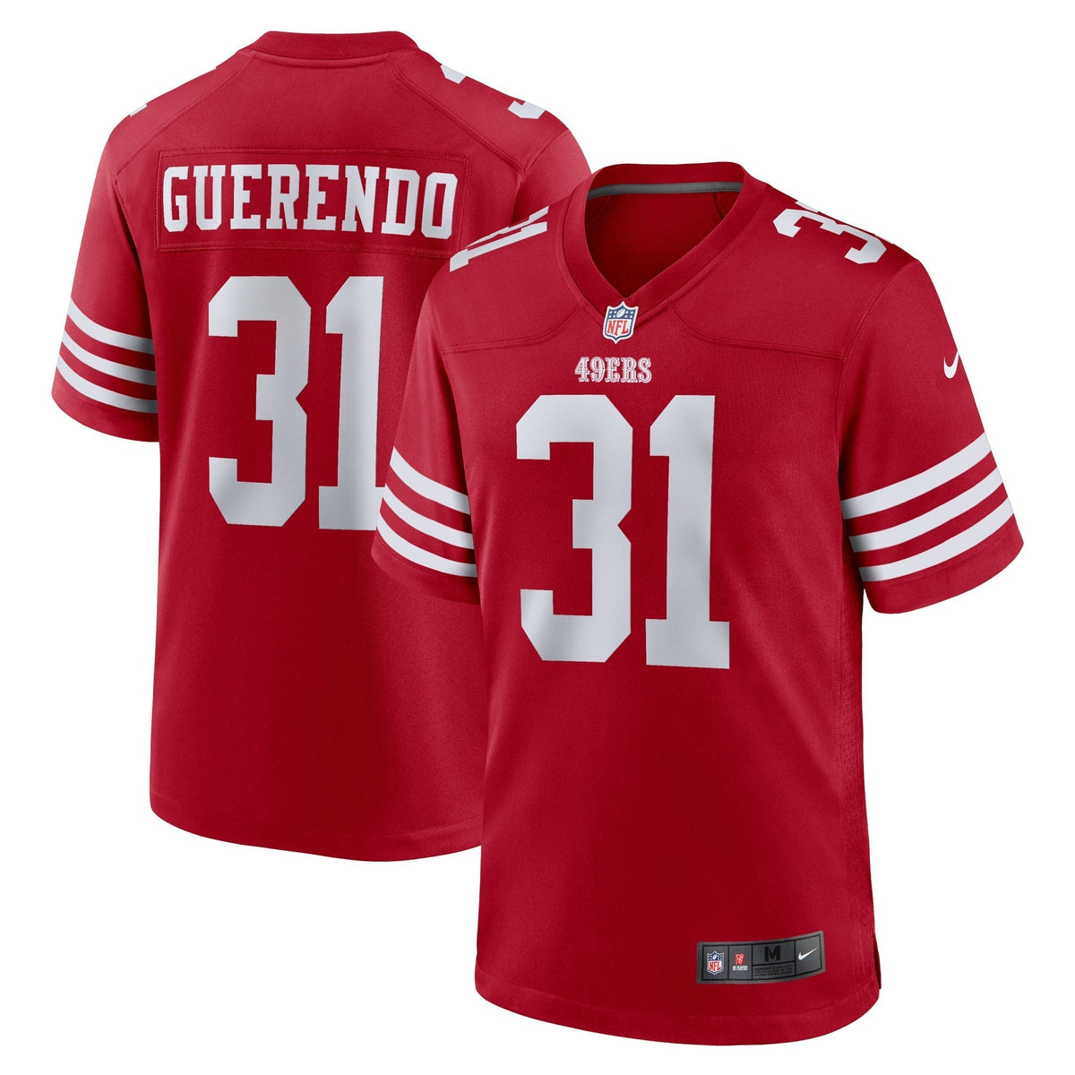 Isaac Guerendo San Francisco 49ers Nike  Game Jersey -  Scarlet