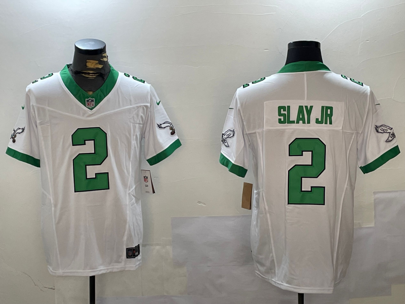 Men's Philadelphia Eagles Darius Slay Jr. #2 White Alternate Game Jersey1