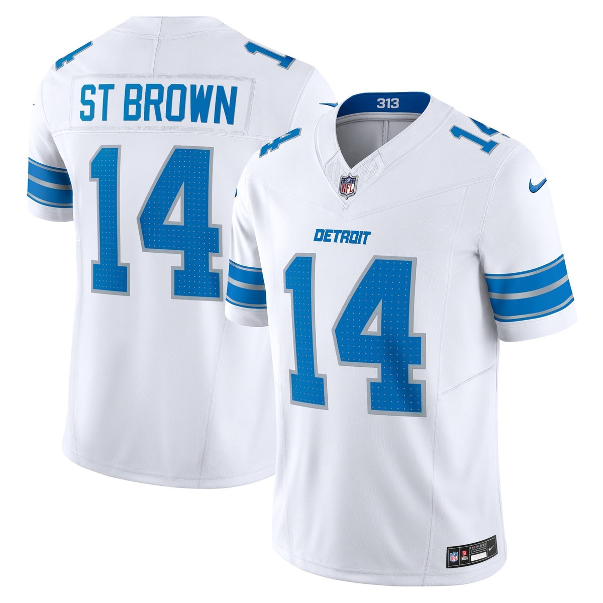 Amon-Ra St. Brown Detroit Lions Nike Vapor F.U.S.E. Limited Jersey - White